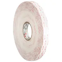 3M™ 4950 VHB™ Tape, 45.0 Mil, 1/2" x 5 yds, White, 1/Case