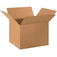 Corrugated Boxes, 20" x 18" x 14", Kraft, 10/Bundle; 150/Skid