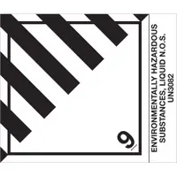 Tape Logic® Labels, "Env Haz Sub, Liquid", 4" x 4 3/4", Black/White, 500/Roll