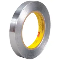 3M™ 425 Aluminum Foil Tape, 4.6 Mil, 1/2" x 60 yds., Silver, 72/Case