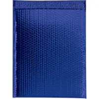 Glamour Bubble Mailers, 13" x 17 1/2", Blue, 100/Case