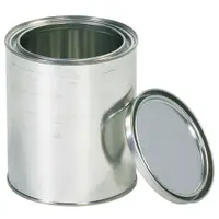 Paint Can, 1 Quart, Silver, 36/Case