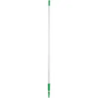 Telescopic Pole, 7-18', Silver/Green, 1/Each