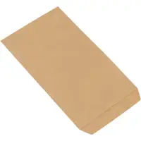 Flat Merchandise Bags, 6 1/4" x 9 1/4", Kraft, 3000/Case