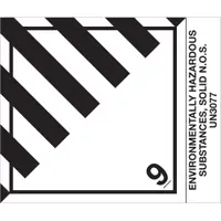 Tape Logic® Labels, "Env Haz Sub, Solid", 4" x 4 3/4", Black/White, 500/Roll