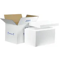 Insulated Shipping Kits, 19" x 12" x 12 1/2", White, 1/Case