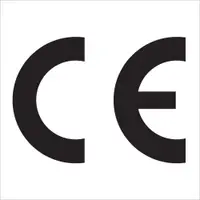 Tape Logic® Labels, "C E" Regulated, 1" x 1", Black/White, 500/Roll
