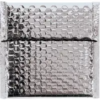 Glamour Bubble Mailers, 7" x 6 3/4", Silver, 72/Case