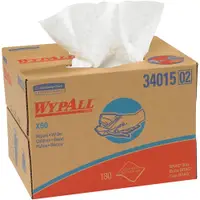 WypALL® X60 Industrial Wipers Dispenser Box, White, 180/Case
