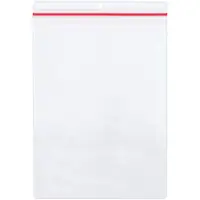 Industrial Zippered Job Ticket Holders, 9" x 12", Clear, 15/Case