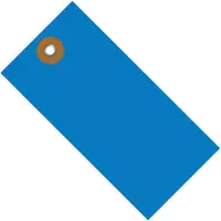 Tyvek® Shipping Tags, 2 3/4" x 1 3/8", Blue, 100/Case
