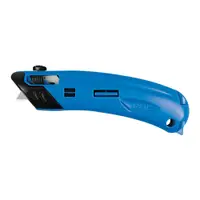 EZ4® Guarded Spring-Back Safety Cutter, Blue, 12/Case