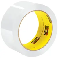 3M™ 373 Carton Sealing Tape, 2.5 Mil, 2" x 55 yds., White, 36/Case