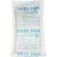 Tyvek® Clay Desiccants, 34 Gallon Drum, 5" x 8" x 1 1/8", White, 300/Case