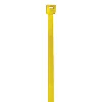 Colored Cable Ties, 18#, 4", Yellow, 1000/Case