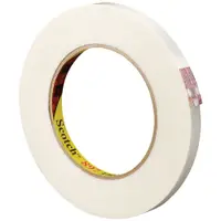 3M™ 897 Strapping Tape, 6.0 Mil, 1/2" x 60 yds., Clear, 72/Case