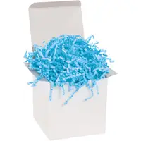 Crinkle Paper, 10 lb., Sky Blue, 1/Case