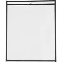 Stitched Job Ticket Holders, 12" x 15", Black, 25/Case