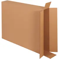 Side Loading Boxes, 28" x 5" x 38", Kraft, 20/Bundle; 120/Skid