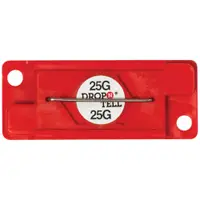 Drop-N-Tell® Indicator, 25G, Red, 25/Case