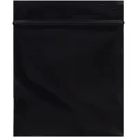 Reclosable 2 Mil Poly Bags, 3" x 3", Black, 1000/Case
