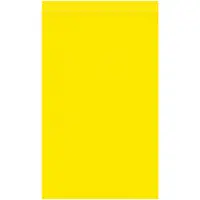 Reclosable 2 Mil Poly Bags, 5" x 8", Yellow, 1000/Case