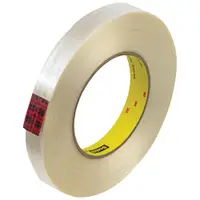 3M™ 890MSR Strapping Tape, 8.0 Mil, 3/4" x 60 yds., Clear, 48/Case