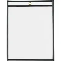 Stitched Job Ticket Holders, 8 1/2" x 11", Black, 25/Case