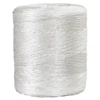 Polypropylene Tying Twine, 3-Ply, 480 lb, White, 2800'/Case