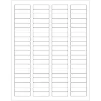 Tape Logic® Weather-Resistant Laser Labels, 1 3/4" x 1/2", White, 8000/Case