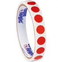Tape Logic® Inventory Circle Labels, 1/2", Red, 500/Roll