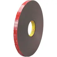 3M™ 4947F VHB™ Tape, 45.0 Mil, 3/4" x 5 yds., Black, 1/Case
