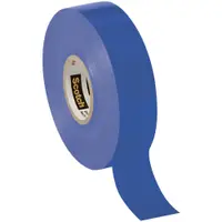 3M™ 35 Colored Electrical Tape, 7 Mil, 3/4" x 66', Blue, 10/Case