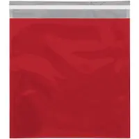 Metallic Glamour Mailers, 10 3/4" x 13", Red, 250/Case