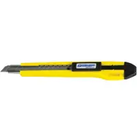 Steel Track® Snap Utility Knife, 13 Pt., Yellow/Black, 50/Case