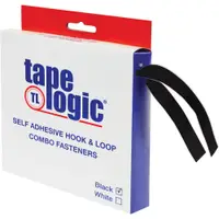 Tape Logic® Combo Pack, Strips, 1" x 15', Black, 1/Case