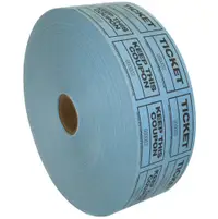 2” x 1 3/4” Blue Coupon/Raffle Tickets 2000 PER CASE