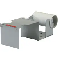 Industrial Metal Label Protection Tape Dispenser, 4", Gray, 1/Each