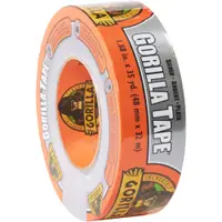 Gorilla® Duct Tape, 17.0 Mil, 2" x 35 yds., Silver, 1/Case