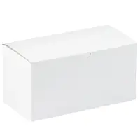 Gift Boxes, 9" x 4 1/2" x 4 1/2", White, 100/Case