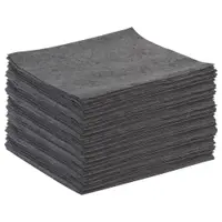 Universal Sorbent Pads, 16 x 18", Light, Gray, 200/Case