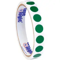 Tape Logic® Inventory Circle Labels, 1/2", Green, 500/Roll