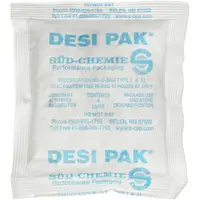 Tyvek® Clay Desiccants, 34 Gallon Drum, 5" x 5 1/2" x 1/2", White, 500/Case