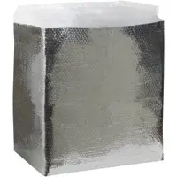 Insulated Box Liners, 24" x 18" x 18", Silver, 10/Case