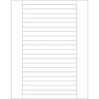 Plastic Label Holder Insert Cards, 1/2" x 6", White, 1000/Case
