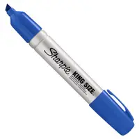 Sharpie® King Size™ Markers, Blue, 12/Case