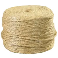 Sisal Tying Twine, 3-Ply, Natural, 970'/Case