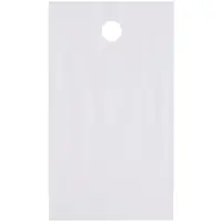 Doorknob Poly Bags, 1.5 Mil, 9" x 14", Clear, 1000/Case