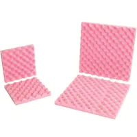 Anti-Static Convoluted Foam Sets, 12" x 12" x 2", Pink, 24/Sets per Case