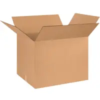 Double Wall Boxes, 26" x 20" x 20", Kraft, 10/Bundle; 90/Skid